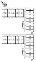 レオパレスグランドール若狭 208 ｜ 埼玉県所沢市若狭1丁目2936-2（賃貸アパート1K・2階・19.87㎡） その4