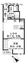 埼玉県入間市東藤沢5丁目（賃貸アパート1LDK・1階・37.89㎡） その2