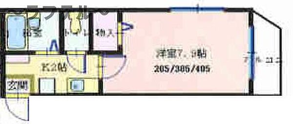 埼玉県所沢市南住吉(賃貸マンション1K・3階・21.60㎡)の写真 その2