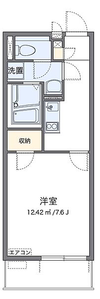 埼玉県所沢市西所沢2丁目(賃貸マンション1K・1階・26.08㎡)の写真 その2