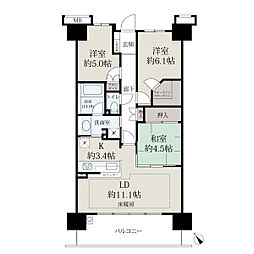 間取図画像 3LDK