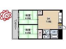 大阪府大阪市鶴見区横堤3丁目（賃貸マンション2LDK・6階・40.00㎡） その2