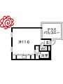 リアライズ鶴見諸口1階6.2万円
