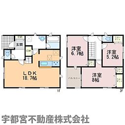 Cradlegarden小山市東間々田第8　1号棟