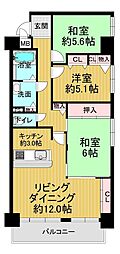 間取図画像 3LDK