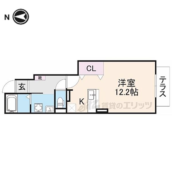 カーサ・モデルノ 103｜奈良県大和高田市東中1丁目(賃貸アパート1R・1階・32.90㎡)の写真 その2