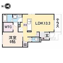 ヘゼリッヒ 102 ｜ 奈良県吉野郡大淀町大字桧垣本（賃貸アパート1LDK・1階・47.31㎡） その2