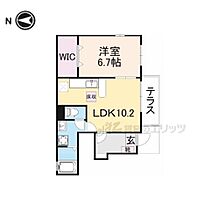 奈良県大和高田市曽大根1丁目（賃貸アパート1LDK・1階・42.58㎡） その2