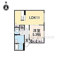 アガーペかなはし 102 ｜ 奈良県橿原市曲川町（賃貸アパート1LDK・1階・41.70㎡） その1