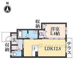 近鉄天理線 前栽駅 徒歩9分