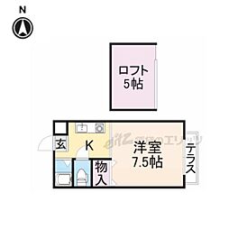 メゾンあすか 1Kの間取図画像