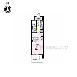 フェリス ワンルームの間取図画像