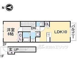 アネシス 1LDKの間取図画像