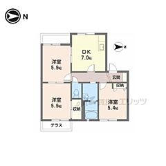 物件の間取り