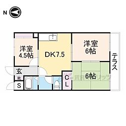 アイマンション真菅 3DKの間取図画像
