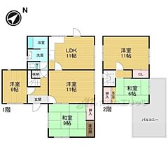 物件の間取り