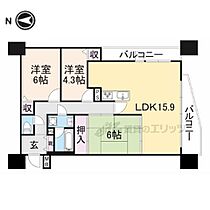 コスモ大和高田  ｜ 奈良県大和高田市日之出町（賃貸マンション3LDK・2階・70.97㎡） その2