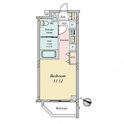 間取図画像 ワンルーム