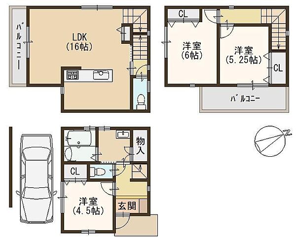 間取りを拡大表示