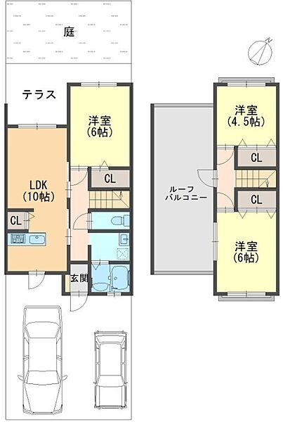 間取りを拡大表示
