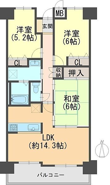 間取りを拡大表示