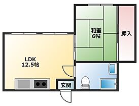 西嶋ファーストハウス  ｜ 大阪府羽曳野市高鷲4丁目（賃貸マンション1LDK・3階・38.00㎡） その2