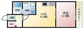 メビウス道明寺レジデンス西館  ｜ 大阪府藤井寺市道明寺2丁目（賃貸マンション1LDK・2階・30.00㎡） その2