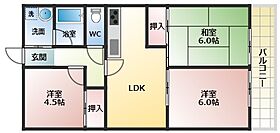 新栄プロパティー峰塚  ｜ 大阪府羽曳野市はびきの2丁目（賃貸マンション3LDK・5階・59.00㎡） その2