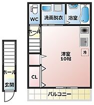 CSガーデン羽曳野  ｜ 大阪府羽曳野市高鷲3丁目（賃貸アパート1R・2階・31.50㎡） その2