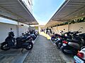 バイク置場です...