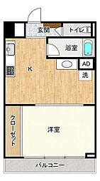 間取図画像 1LDK