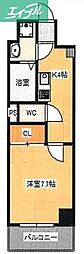 BellacasaNorth 1Kの間取図画像