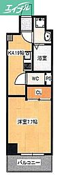 BellacasaNorth 1Kの間取図画像