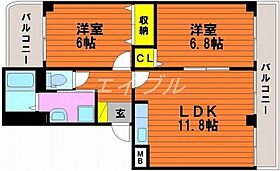 Pleiades　A棟  ｜ 岡山県岡山市中区平井（賃貸マンション2LDK・1階・55.74㎡） その2