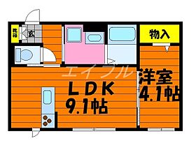 フォルティス四十瀬  ｜ 岡山県倉敷市四十瀬（賃貸アパート1LDK・3階・37.33㎡） その2