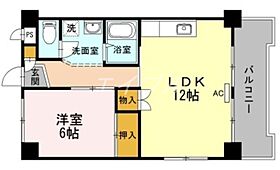 長瀬マンションI  ｜ 岡山県岡山市北区中仙道2丁目（賃貸マンション1LDK・3階・47.45㎡） その2