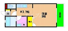 プレイヤード北長瀬Ａ棟  ｜ 岡山県岡山市北区北長瀬本町（賃貸アパート1K・1階・29.81㎡） その2