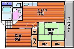 ビューラーサンライズ  ｜ 岡山県岡山市北区西長瀬（賃貸マンション2LDK・2階・51.08㎡） その2