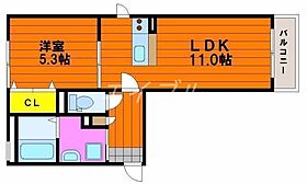 ル・シエル  ｜ 岡山県岡山市南区藤田（賃貸アパート1LDK・1階・40.41㎡） その2