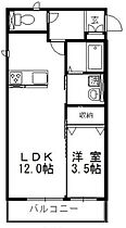 HOPELODGE Ｉ  ｜ 岡山県倉敷市茶屋町（賃貸アパート1LDK・2階・40.33㎡） その2