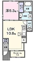 グレイスメゾン　Ａ  ｜ 岡山県倉敷市浜町1丁目（賃貸アパート1LDK・1階・40.02㎡） その2