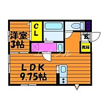 CHATON　シャトン  ｜ 岡山県倉敷市青江（賃貸アパート1LDK・1階・31.80㎡） その2