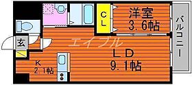 AXiS今  ｜ 岡山県岡山市北区今4丁目（賃貸マンション1LDK・9階・35.95㎡） その2