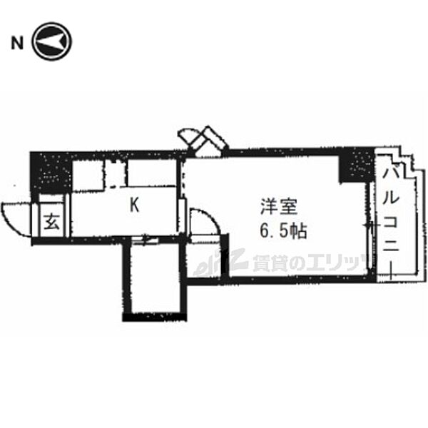 エルベコート枚方上之町 306｜大阪府枚方市枚方上之町(賃貸マンション1K・3階・19.80㎡)の写真 その2