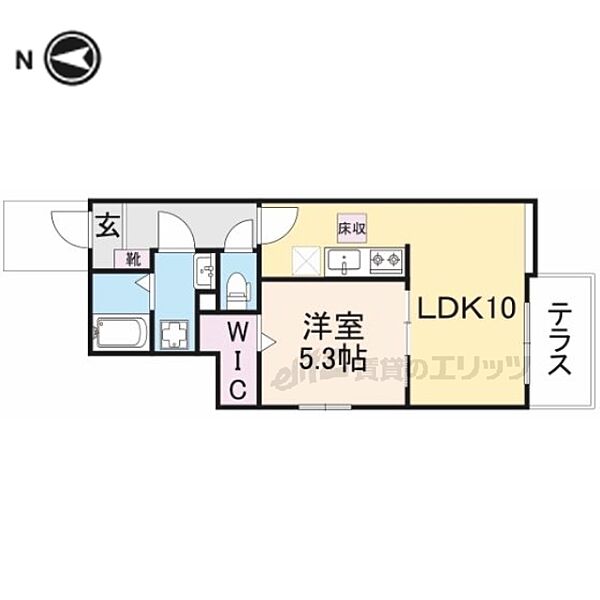 奈良県奈良市南京終町4丁目(賃貸アパート1LDK・1階・37.97㎡)の写真 その2