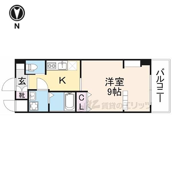 プレシス枚方 301｜大阪府枚方市甲斐田東町(賃貸マンション1K・3階・29.24㎡)の写真 その2