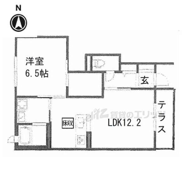 パル・クレセオII 101｜奈良県磯城郡田原本町大字八尾(賃貸アパート1LDK・1階・45.58㎡)の写真 その2