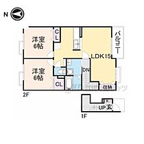 奈良県奈良市敷島町2丁目（賃貸アパート2LDK・2階・62.28㎡） その2