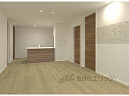 近鉄奈良線 生駒駅 徒歩5分の賃貸マンション 1階2LDKのリビング/ダイニング