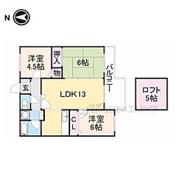 ローレル・アベニュー 3LDKの間取図画像